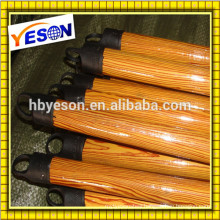 varnished wooden mop stick with low price